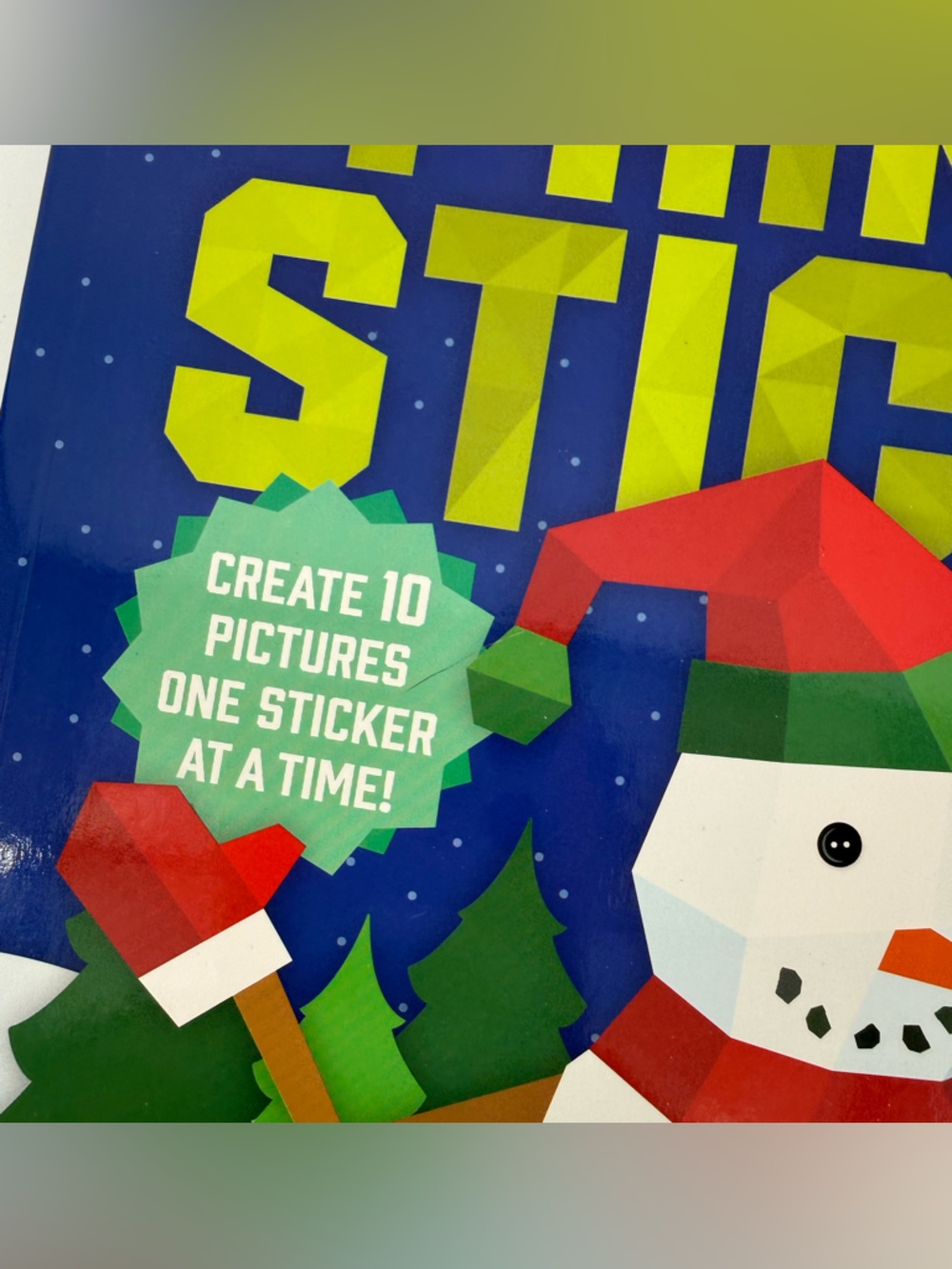 Paint By Sticker +More! Christmas Activity Book - Blue - Picture 3 of 6